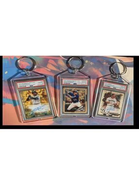 3144B Julio Rodriguez  3 Pack Bundle 3 Different Custom Novelty Keychains